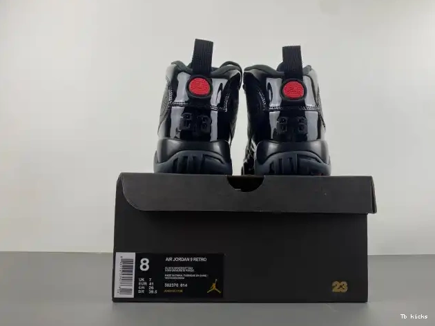Reps TBK 9 Retro Bred Patent Jordan Air 302370-014 0605